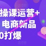 99节实操课运营+推广，电商新品从0打爆