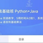 九章算法基础班Python+Java