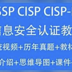 CISSP CISP教程2023信息安全认证视频培训课考试题库资料CISP-PTE