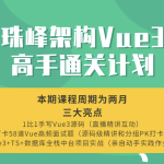 珠峰架构Vue3高手通关计划