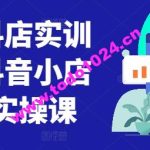 童装抖店实训营，抖音小店入门实操课