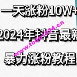 抖音最新      涨粉教程，视频去重，一天涨粉10w+，效果太      了，刷新你们的认知【揭秘】