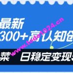 知乎最新日引300+高认知创业粉，“割韭菜”日稳定变现5000+【揭秘】