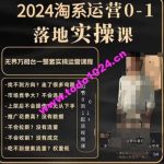 老肥电商·2024淘系运营从0-1落地实操课，无界万相台一整套实操运营课程