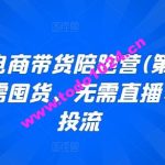 小红书电商带货陪跑营(第十一期)，无需囤货、无需直播、无需投流