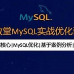 知数堂MySQL实战优化课程