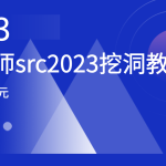 价值7000元的王老师src2023挖洞教程