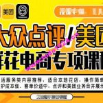 大众点评/美团鲜花电商专项课程，操作简单、维护成本低、客单价适中，点评和美团业务合并展示