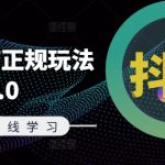 抖音小店正规玩法4.0(更新8月)，帮助你更好地理解和应对电商抖店的运营