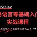 2024最新易语言基础快速入门到精通教程：1天入门快速开发自己的软件