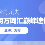 刘彬20000词汇巅峰速记营