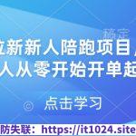 网盘拉新新人陪跑项目，帮助新人从零开始开单起量