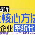 【老板必听】5大核心方法论，掌握企业系统化盈利密码