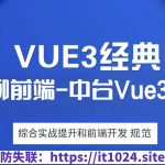 大伟聊前端-互联网大厂企业级中台Vue3综合实战提升和前端开发规范